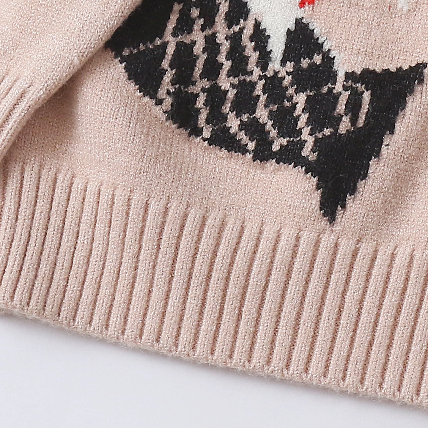 Cartoon Fi Long Sve Sweater Faionable Loose Neline Knitwear for Women Autumn Winter New Sle f High round Ne P...