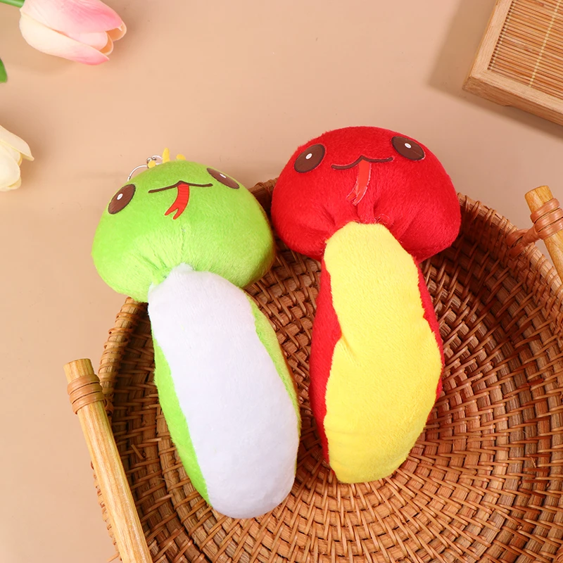 2025 Chinese New Year Mascot Snake Plush Toy Cute Baby Snake Doll Pendant Bag Keychain Bedroom Decor Zodiac Mascot Doll