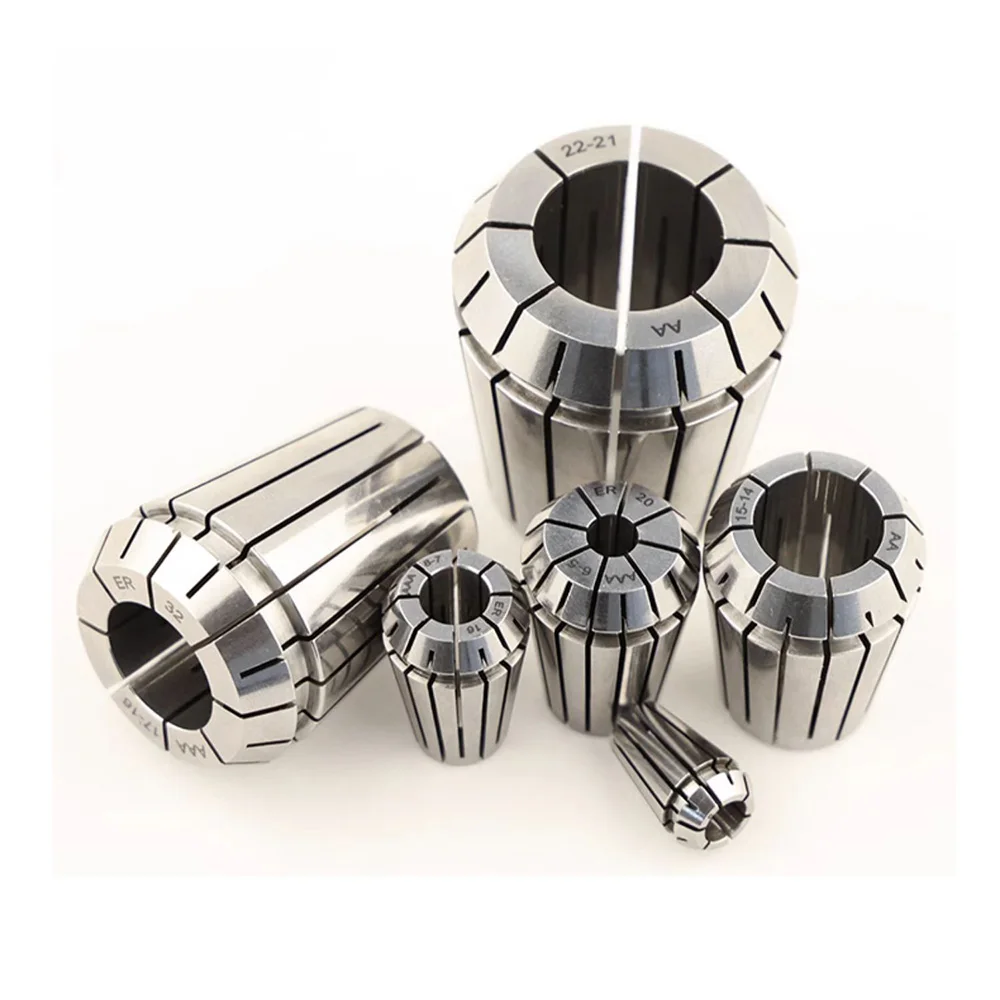 Spring Steel Collet High Precision ER20 Accuracy 0.015/0.008/0.005 Holders Chuck CNC Center Engraving Machine Milling Lathe Tool