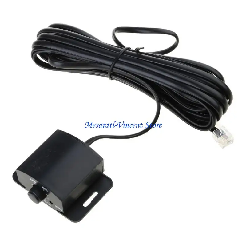 A70F Car Subwoofer Remote Knob General Sound Gains Controller Auto Sound Remote Controller for Amplified Sound