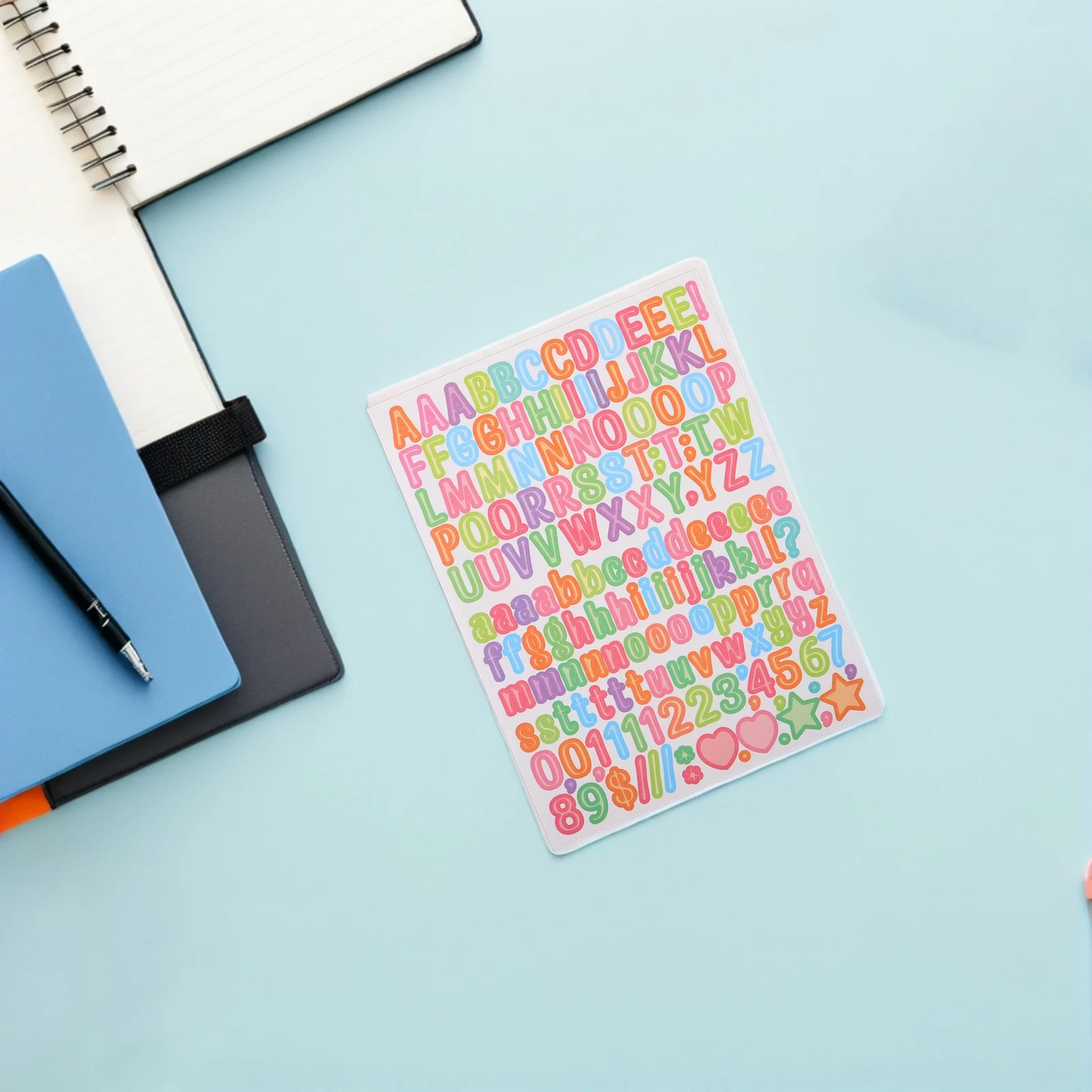 Alphabet Stickers Reusable Learning Tools for Ages 2- Educational Activities Abc Practice Labels