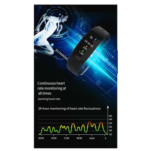 Imagen 2 del producto XSXS-Smart Band IP67 impermeable deporte Fitness reloj pulsera inteligente hombres ritmo cardíaco presión arterial monitoreo de oxígeno saludable
