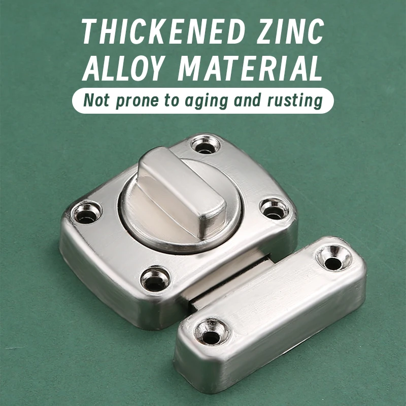 1pc Home Security Latch Drehen Bolzen Latch Tor Riegel Tür Rutsche Lock Twist Rotierenden Barrel Lock Für Badezimmer Wc türschloss