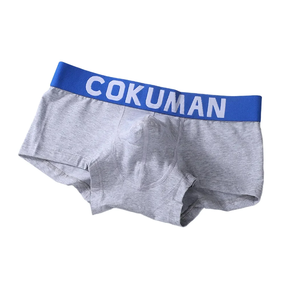 

Men Cotton Breathable BulgePouch Panties Boxers Solid Sport Home Trunk Underwear Teenage Breathable Underpants
