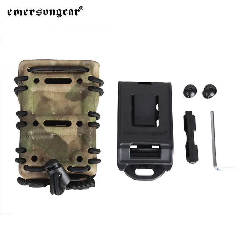 Emersongear Tactical Gcode Style 5.56mm Magazine Pouch Soft Shell Rifle MAG Bag Fast-Mag Holster Airsoft Hunting Outdoor EM6373