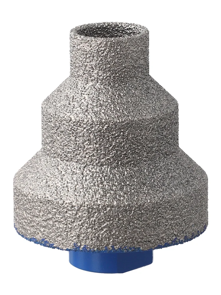 1pc 20/35/50mm Emery Beveling Chamfer Bits Cone Carve Polishing Grinding Wheel Straight Flute For Porcelain Tiles Cutter Trimmin