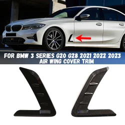 Pair Car Air Flow Wing Vent Trim Side Fender Sticker Decoration For BMW 3 Series G20 G28 2021 2022 2023 Car Styling