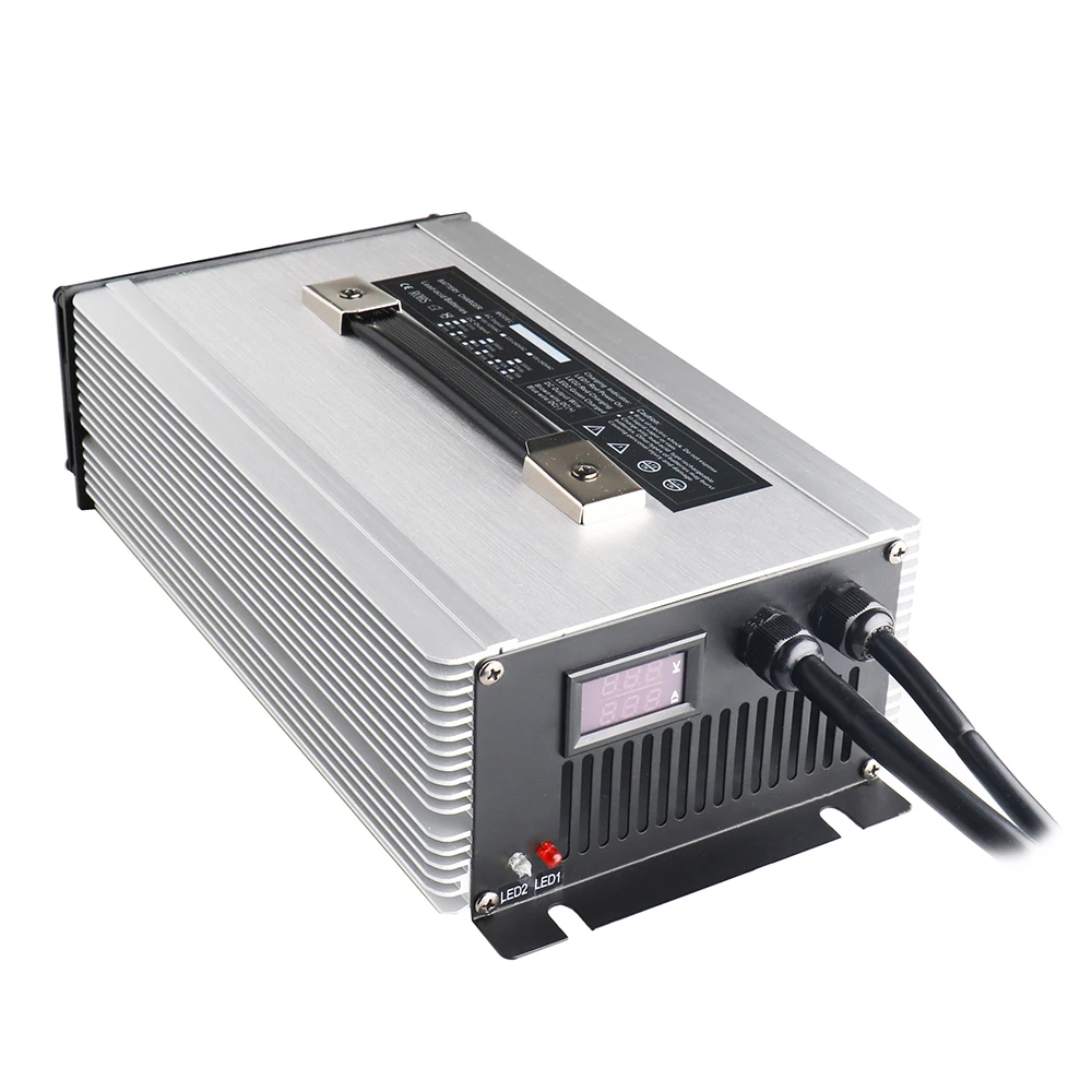 Customized 12V 24V 36V 48V 60V 72V EV battery charger 100A 60A 40A 30A 25A 20A factory wholesale price