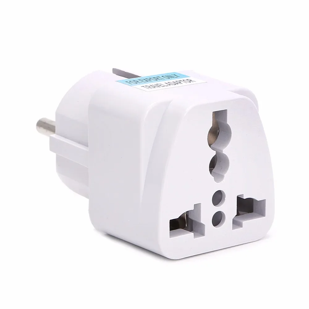 10A European EU Plug Adapter Japan China American Universal UK US AU To EU AC Travel Power Adapters Converter Electrical Charger image 4