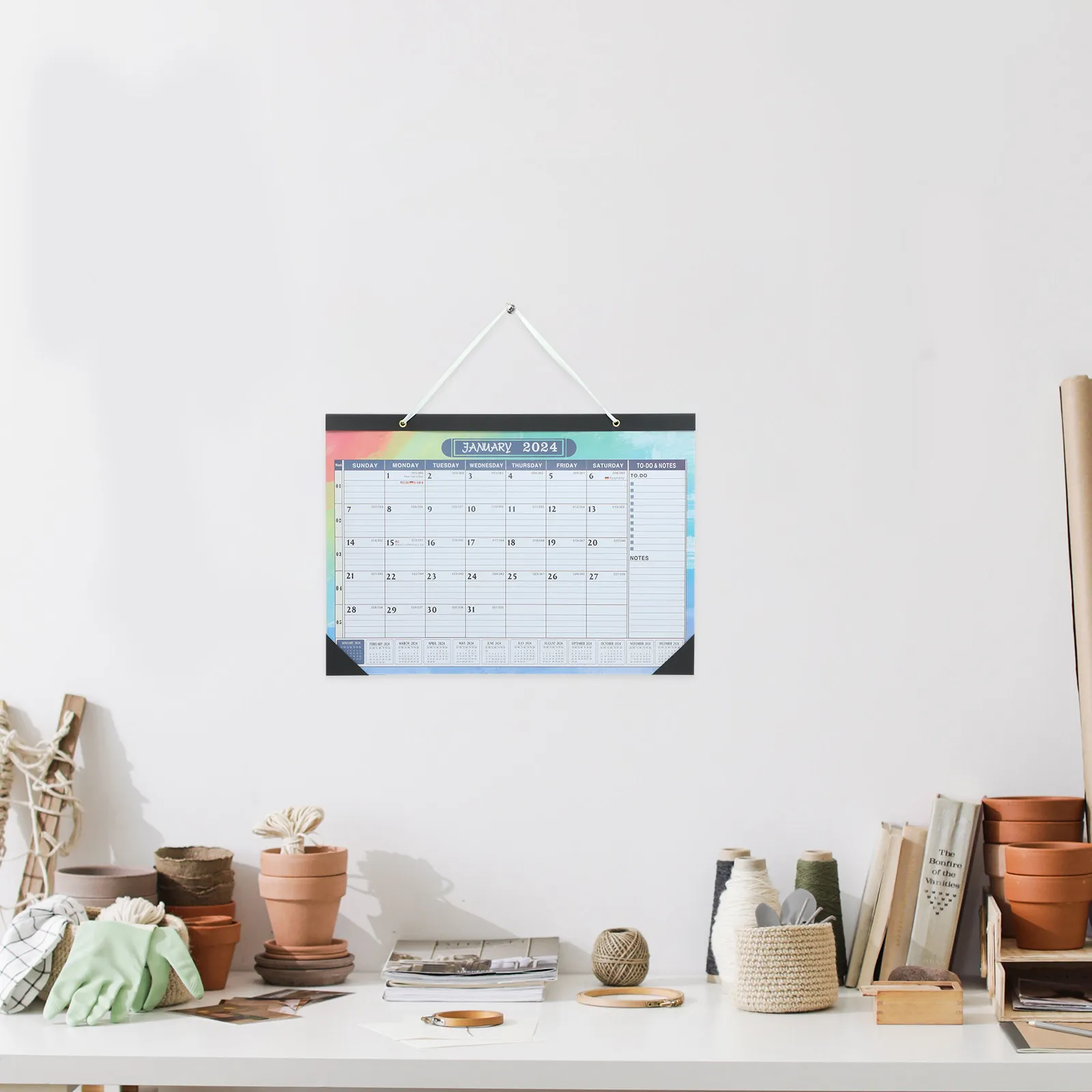 

Wall Calendar 2024 2025 24x36 Inch Extra Large Format Monthly Planner Hanging Organizer for Home Office Classroom Decor