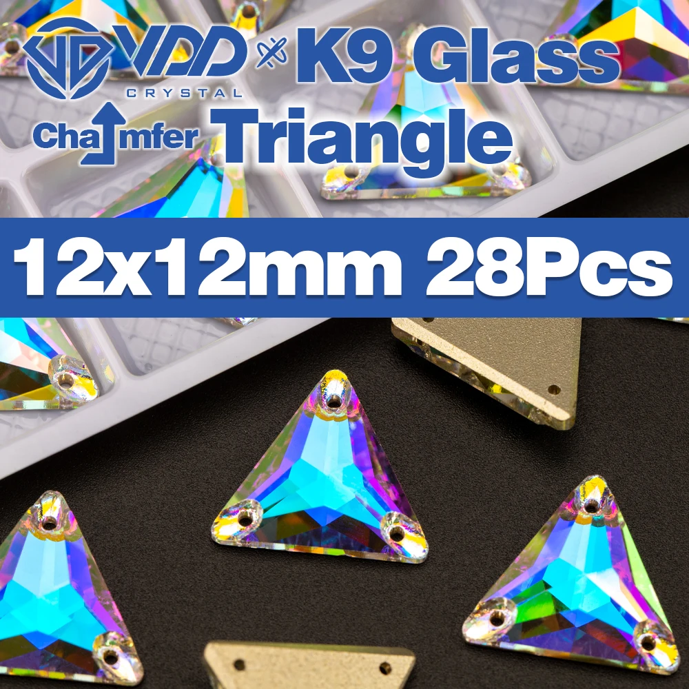 VDD Fase AAAAA Top Qualität K9 Glas Nähen Auf Strass Nähen Kristall AB Flatback Stein Für Kleidung Zubehör Hochzeit Kleid – Detail 22