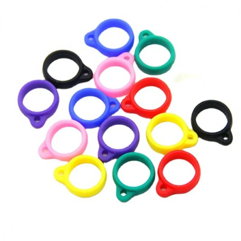 20 قطعة القطر الداخلي 13 مللي متر حلقة سيليكون سوار حلقة معلقة تنطبق على قلم الوجه القلم UAnti فقدان القرص وغيرها من Ite