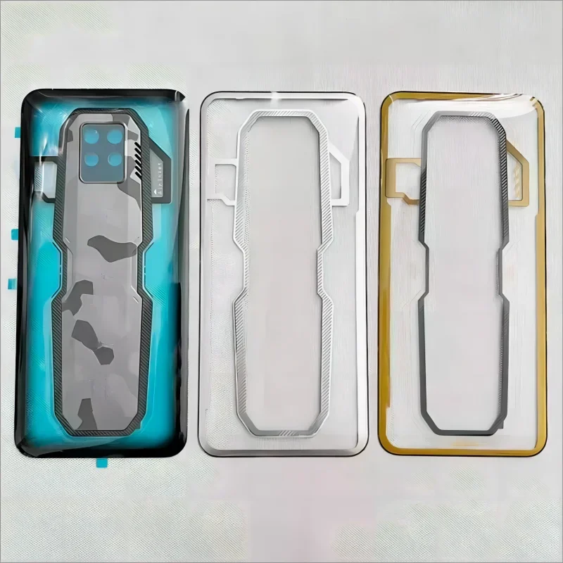 Rear Housing For ZTE Nubia Red Magic 7S Pro NX709S Glass Back Cover Repair Replace Phone Battery Camera Lens