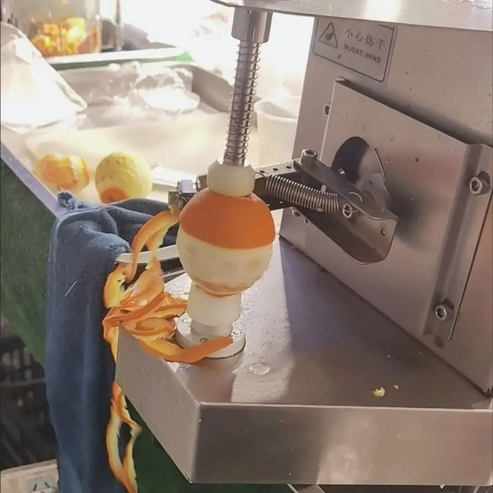 

Electric Stainless Steel Adjustable Fruit Peeler Peeling Machine For Apple Pear Orange Lemon Green Persimmon