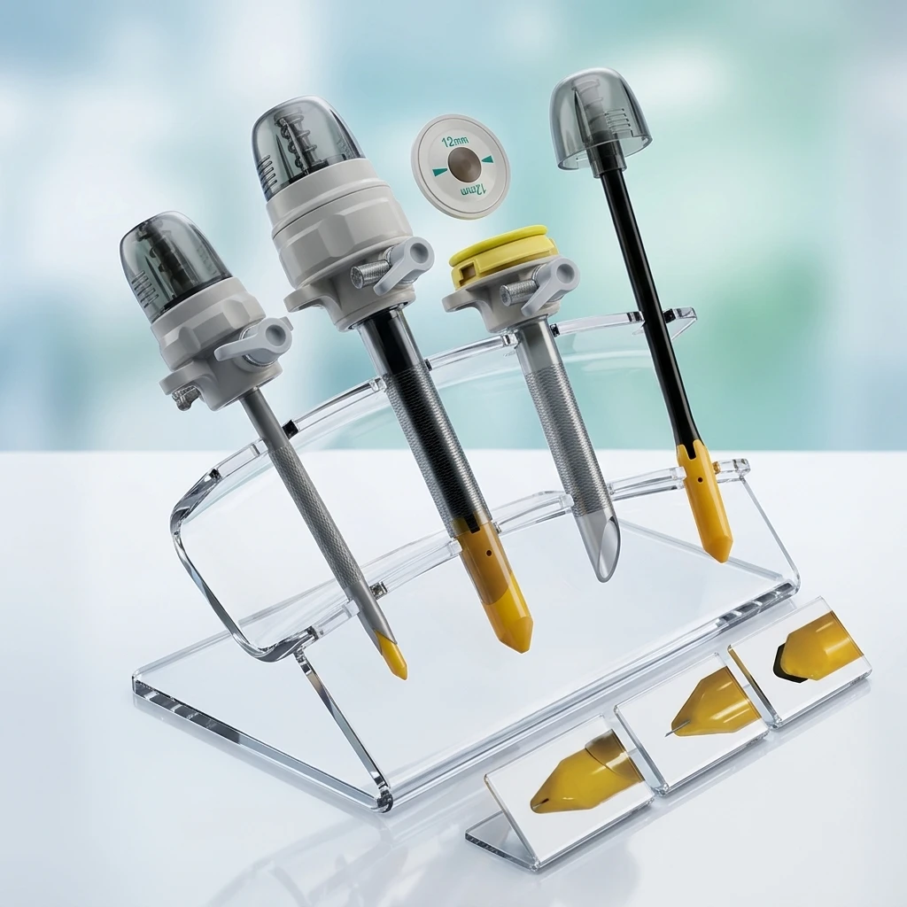 Trocar Disposable Bladed  Trocar 3mm 5.5mm 10.5mm 12.5mm 15mm Sterile  Access Device CE Approved
