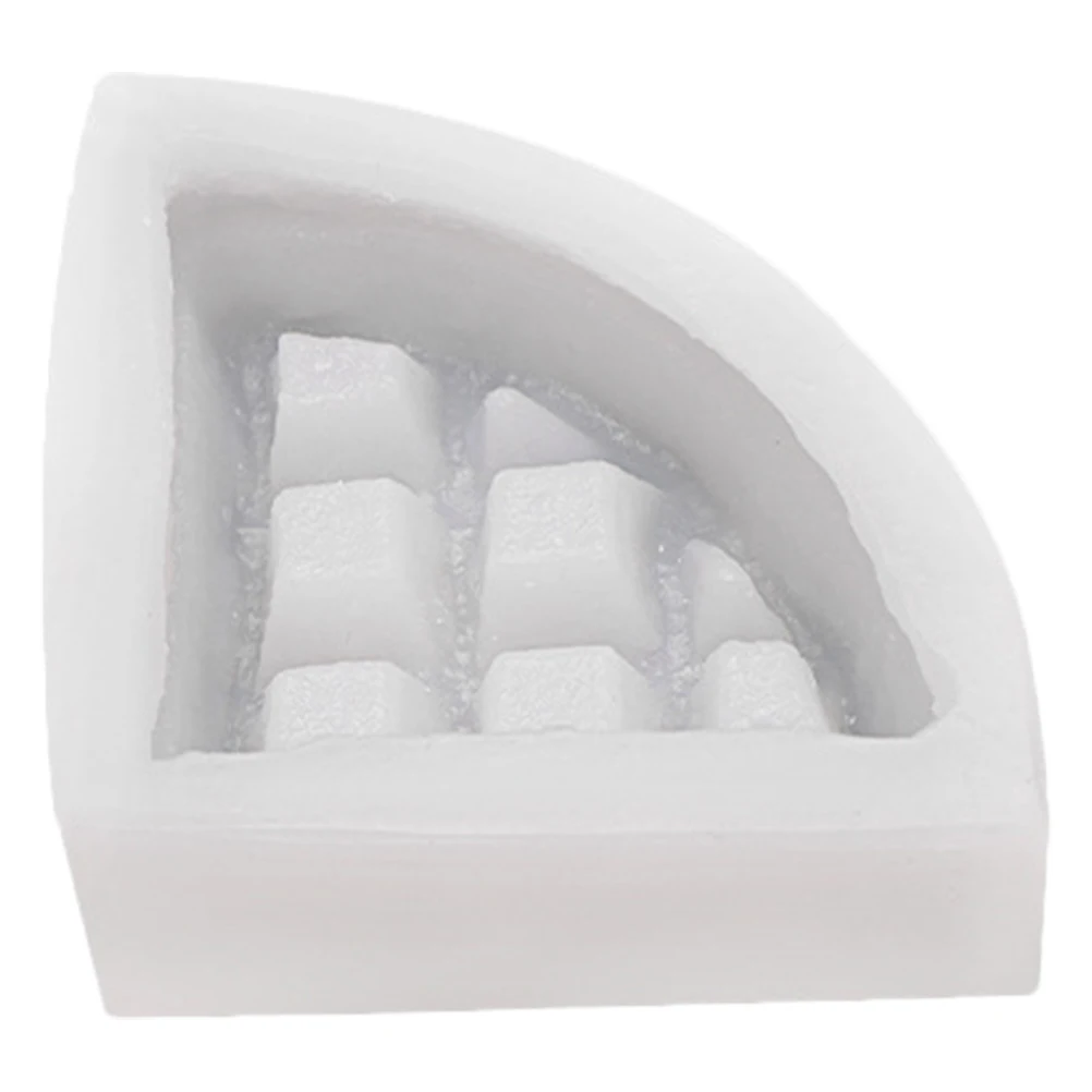 

Silicone Waffle Mold for DIY H made Crafts White Color Ice Cubes Casting Realistic Shape Decorations Earrings Gifts