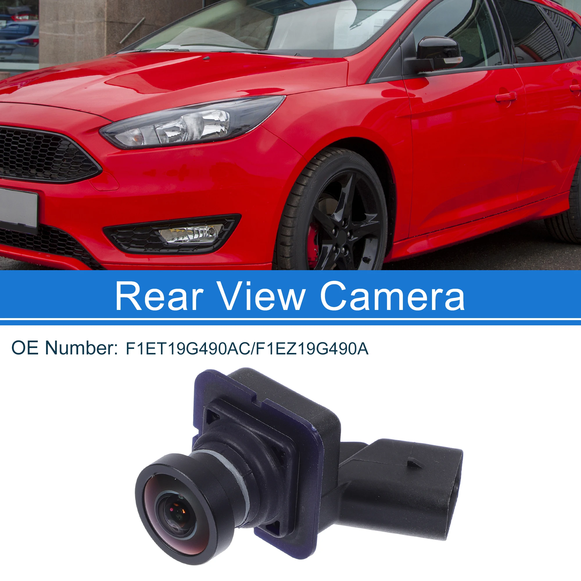 

UXCELL Rear View Camera Backup Reverse Camera 120-180 Degree for Ford Focus ST/Sedan