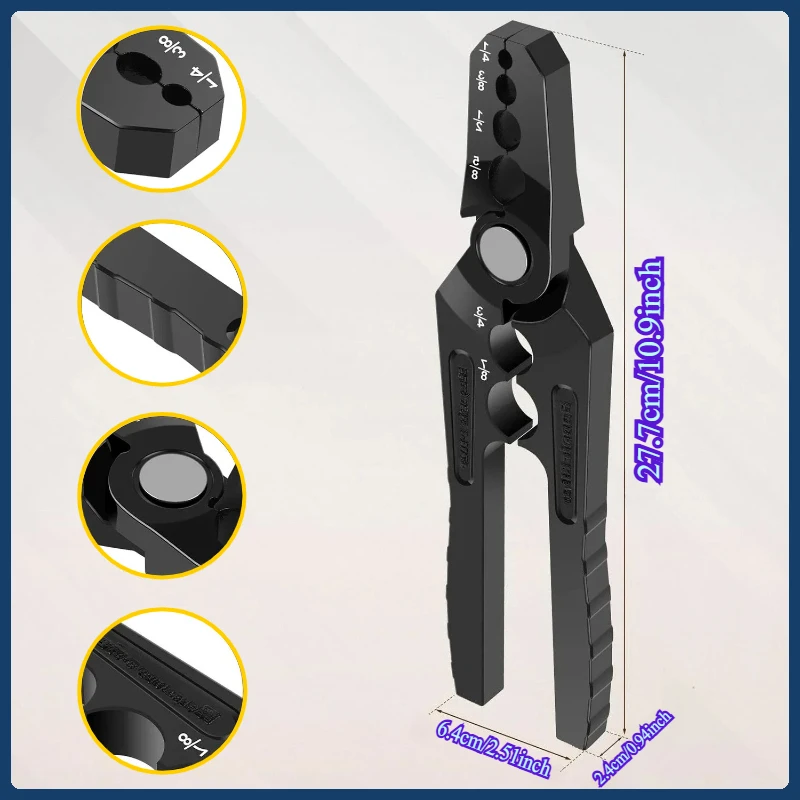

Универсальные ремонтные плоскогубцы CT-301, плоскогубцы для ремонта медной трубки, круглые плоскогубцы для ремонта плоских сложенных труб, инструмент