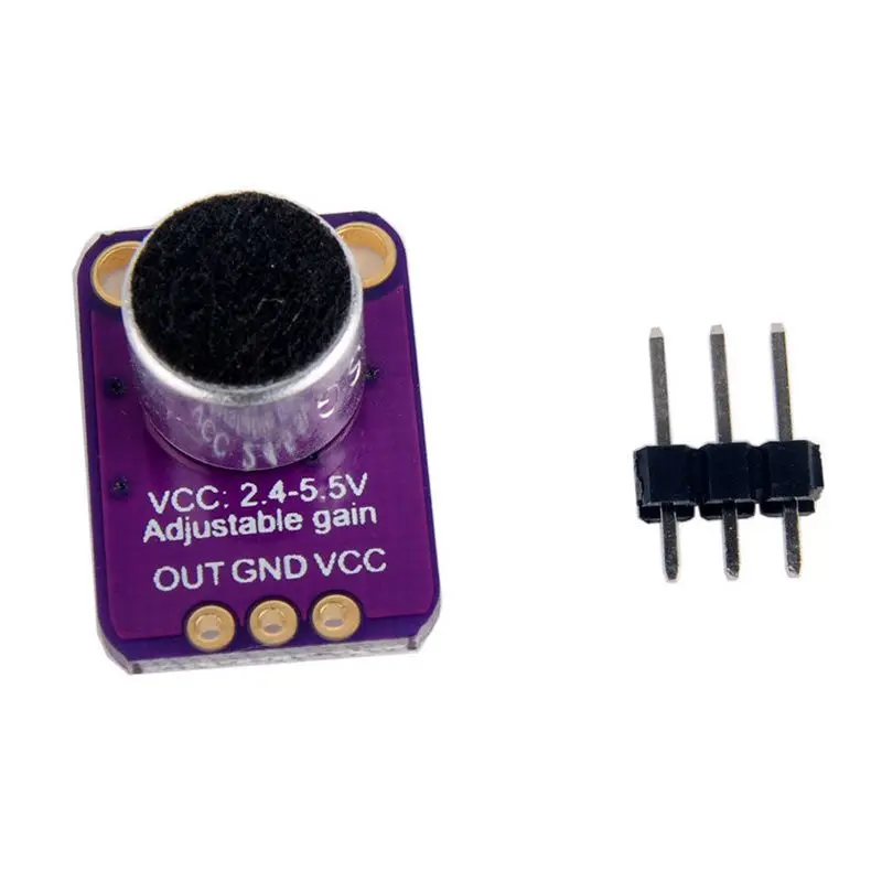 ABYC GY-MAX4466 Electret-microfoonversterkersensor met instelbare versterking