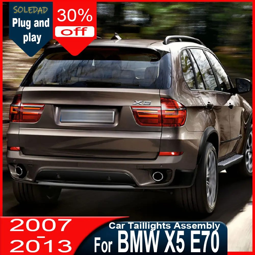 

Car Taillight for BMW X5 E70 LED Tail Light 2007-2013 E70 Rear Stop Lamp Brake Signal DRL Reverse Automotive Accessories