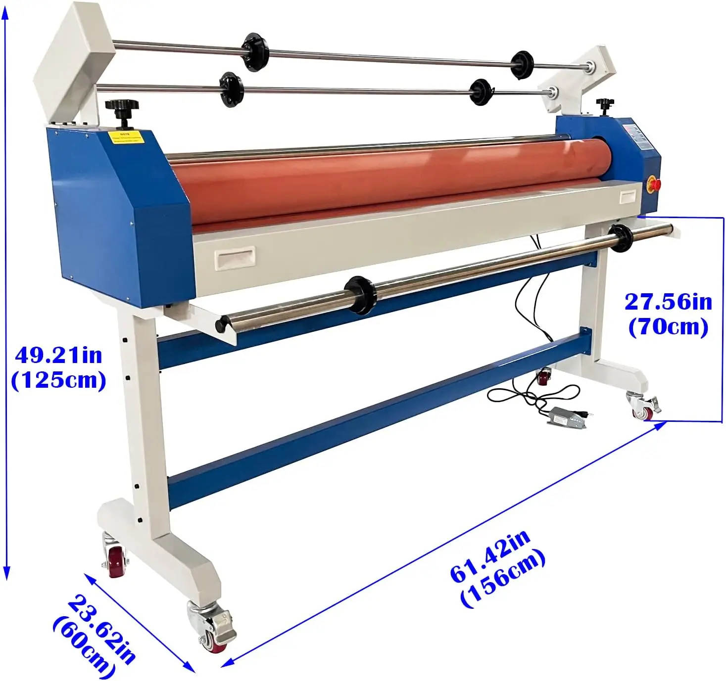 

EC-1600 Wholesale Semi-auto Cold Laminatiors 1600mm Auto Wind-up Paper Roll Laminating Machine With High Quality