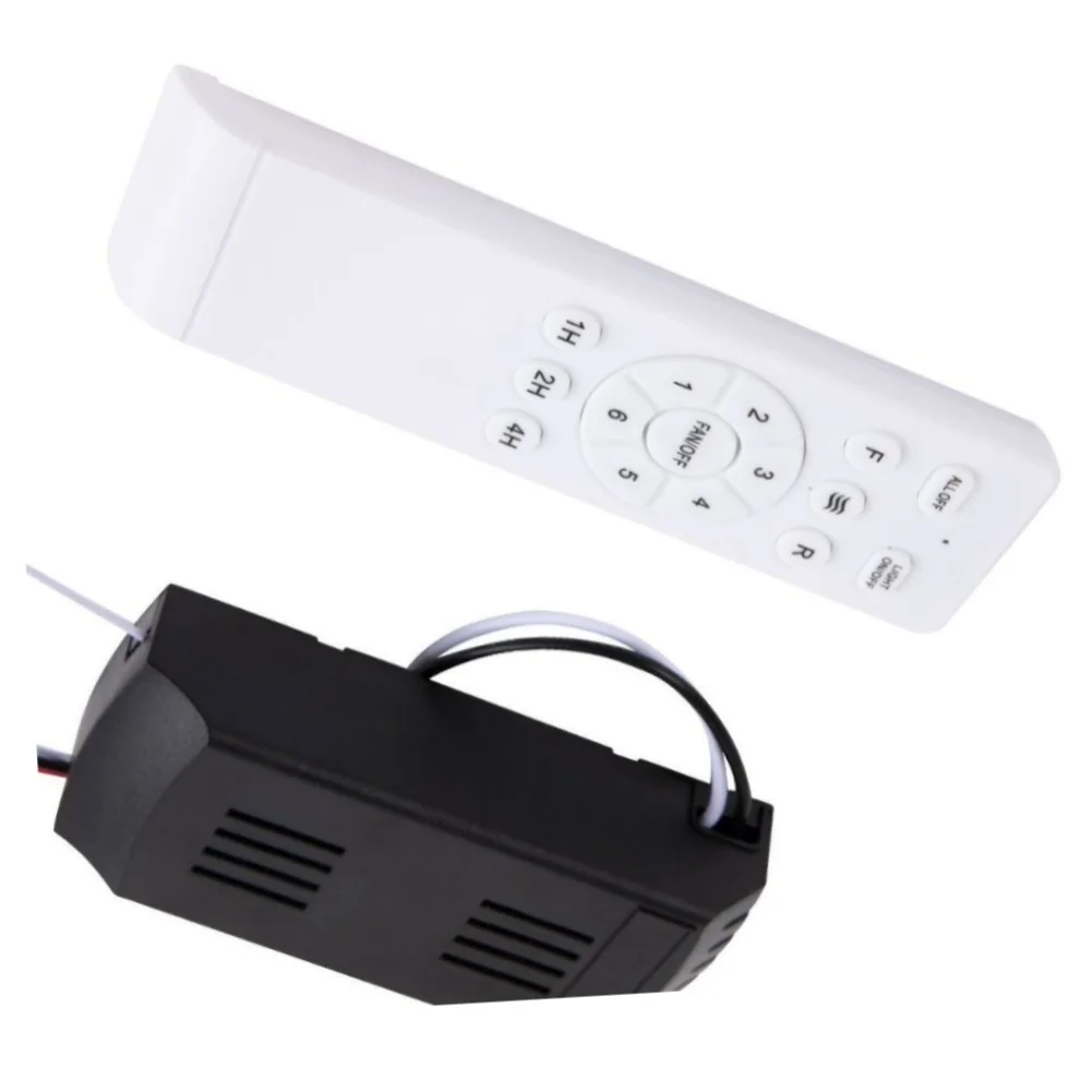 Ceiling Fan Remote Kit for DC Motors with 6-Speed Control Timer Functions Rotation Adjustment and Light Switch Capability