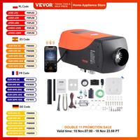 VEVOR Diesel Air Heater w/Bluetooth App Control, 12V 8KW Diesel Heater w/Remote Control & LCD, Parking Heater for RV Trailer