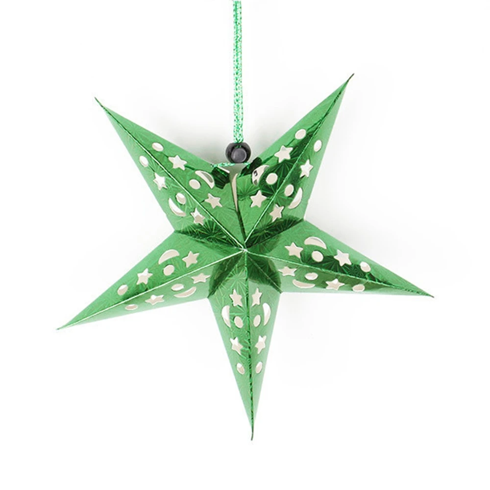 

Laser Paper 30cm/45cm Lampshade Party Christmas Birthday Paper Star Ornaments Festival Lantern Hanging Decorations