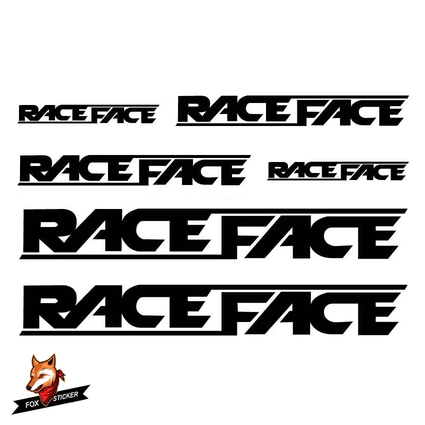 

Bicycle Frame Stickers Road Mountain Bike MTB Track Bike TT Bike Cycle Decal Reflective Stickers for RACEFACE frame Sticker