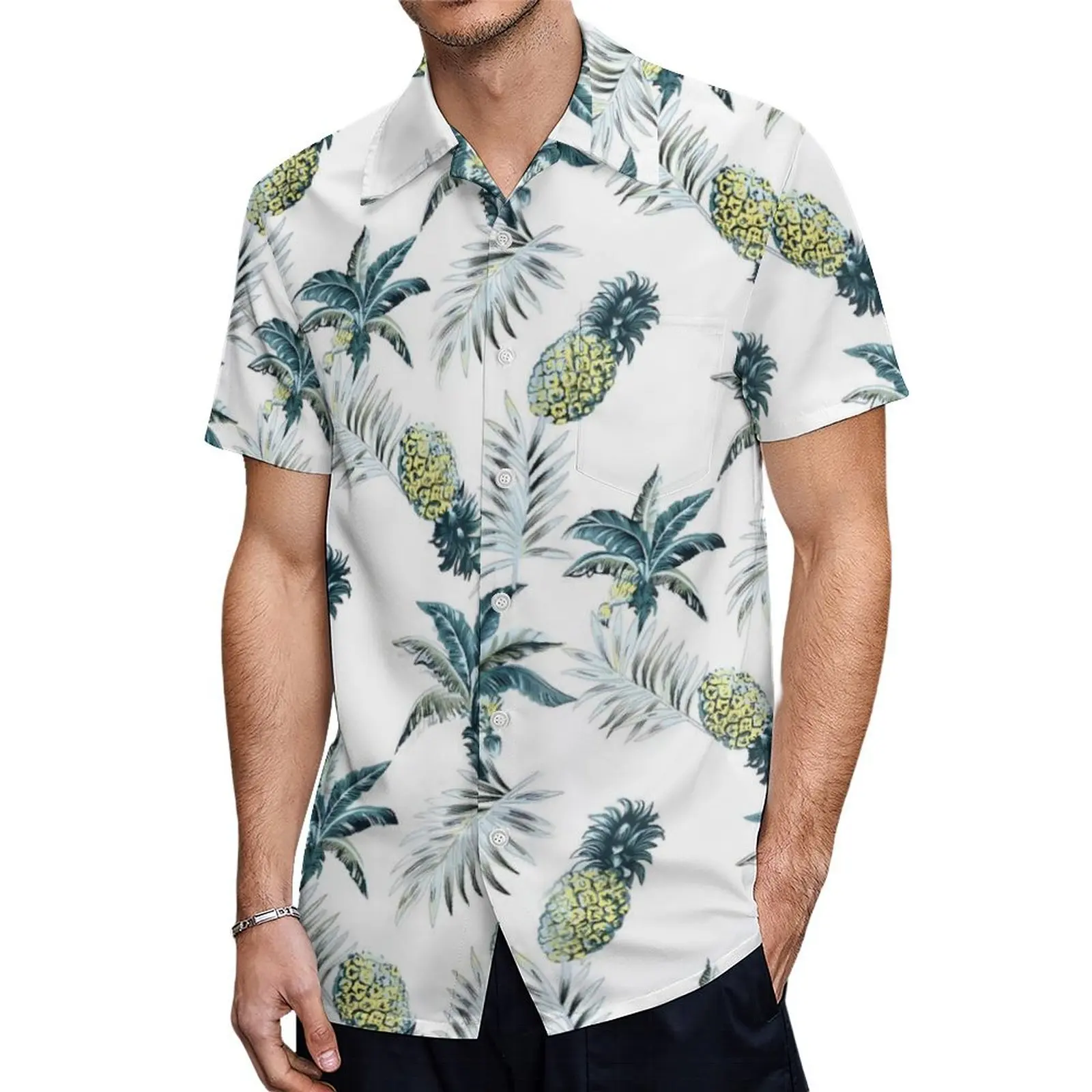 

Hawaiian Fashion Men's T-shirt 3D Fun fuirt Print Men's Summer Loose Beach Oversize Short-sleeved T-shirt Top Men's Unisex Tops