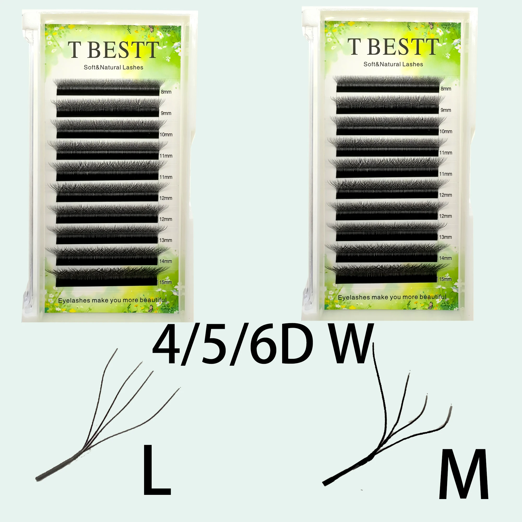 

Tbestt Бразильские Cilios L M Curl 5D 6DW Наращивание ресниц Мягкие ресницы 5DW L M Форма Наращивание ресниц Накладные ресницы W Volume