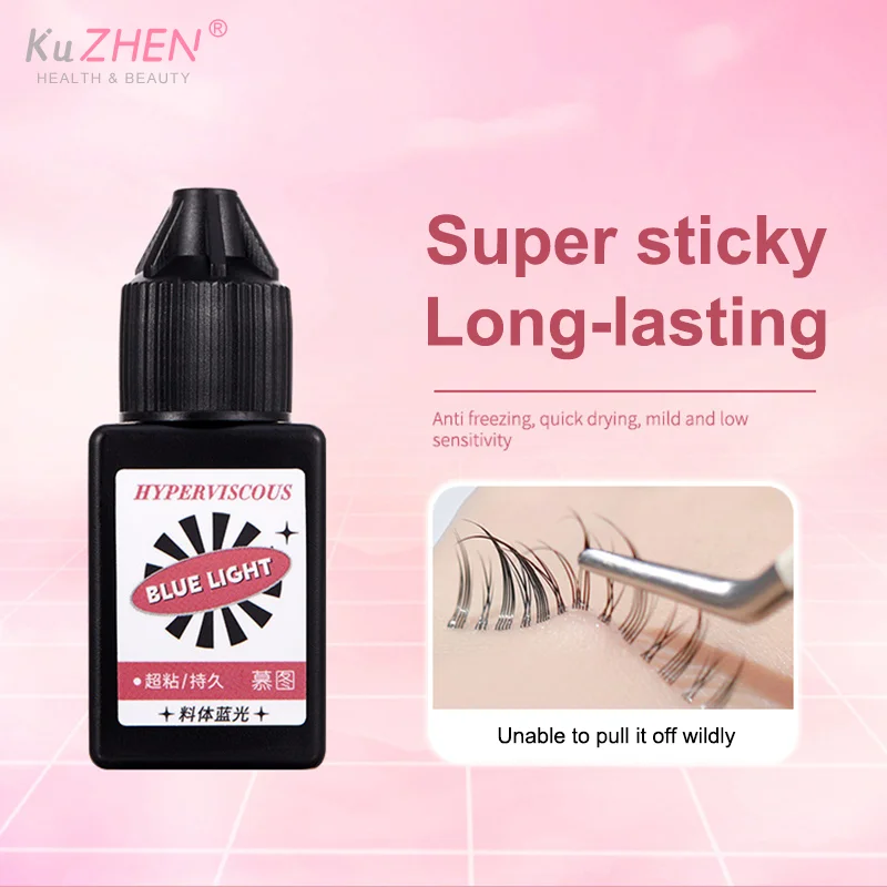 1 szt. Klej do przedłużania rzęs, wodoodporny, szybkoschnący, długotrwały, mocny, niepodrażniający, transparentny, primer do przedłużania rzęs, narzędzia.