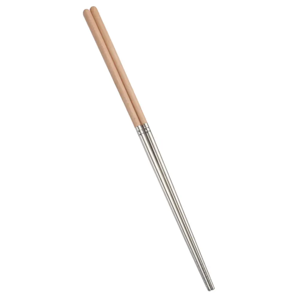 Extra Long Heatproof Chopsticks for Cooking, Frying & Hot Pot – Reusable Polished Wooden Handle