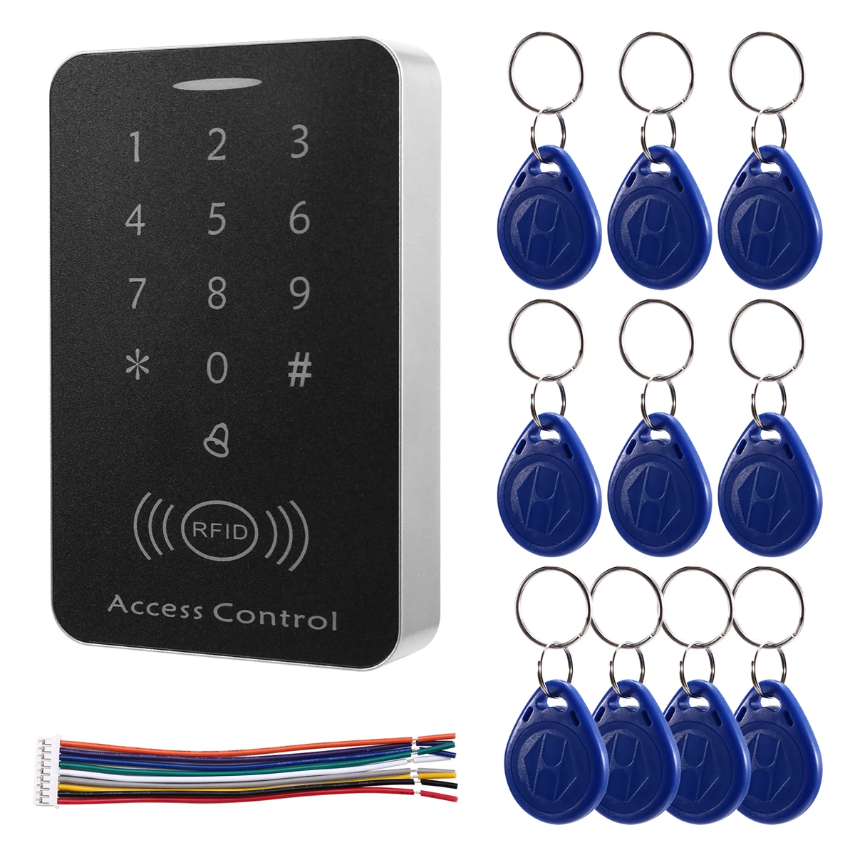 Hot Anti-Copy Encrypted Standalone Access Controller 125Khz ID Access Control Keypad Digit Panel Card Reader for Door Lock