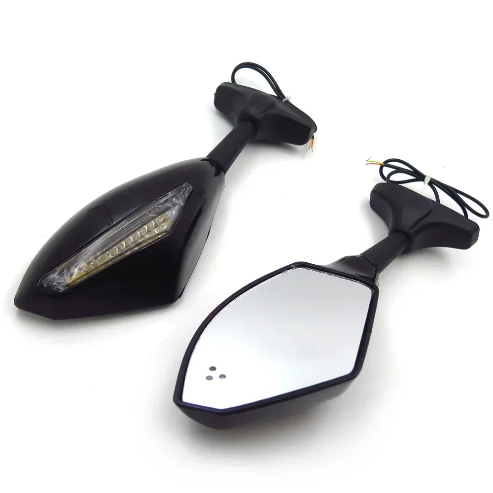 

Led Turn Signal Mirror For Yamaha R1 R6S FZ6/FZ6S FAZER Suzuki Honda CBR600 Aftermarket Motorcycle Parts