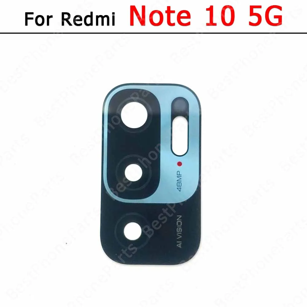 Rear Back Camera Glass Lens for Xiaomi Redmi Note 10S 10 5G Pro With Glue Sticker Adhesive Replacement Spare Parts