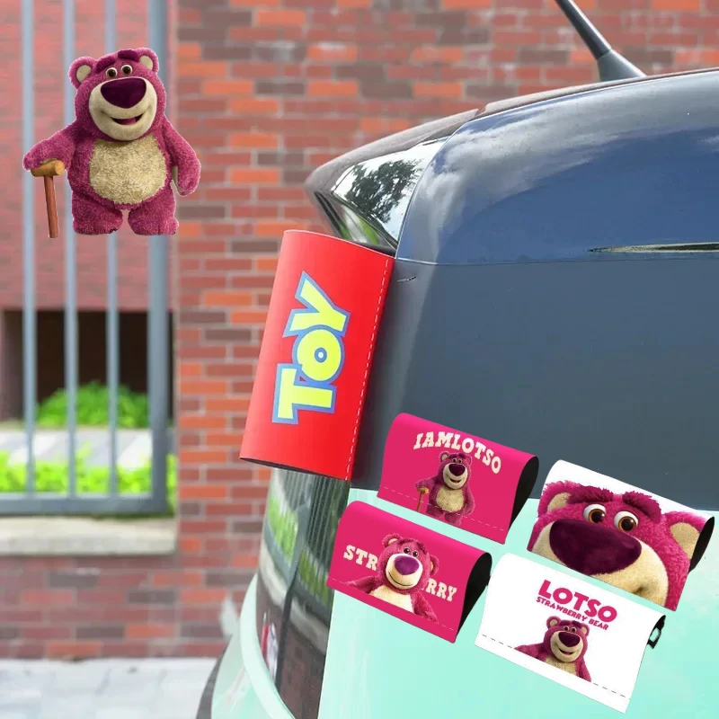 

Disney Lotso Car Wash Label Stickers Creative Decoration Car Doors Motorcycle Rear Decal Accessories Cartoon Wash Label Stickers