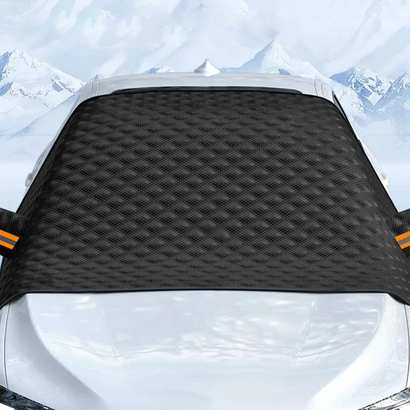 Waterproof Anti IceFrost Car Protector Thickened Foldable Windshield Snow Blocker With Side Mirror Cover Windshield Snow Blanket