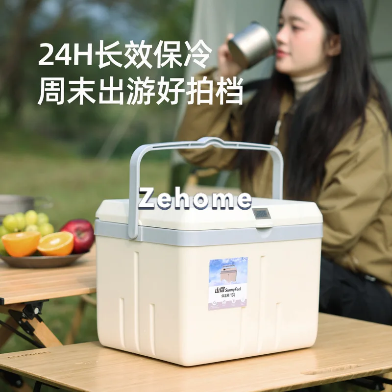 SunnyFeel incubator outdoor portable camping car cooler food and beverage frozen fresh-keeping ice bucket