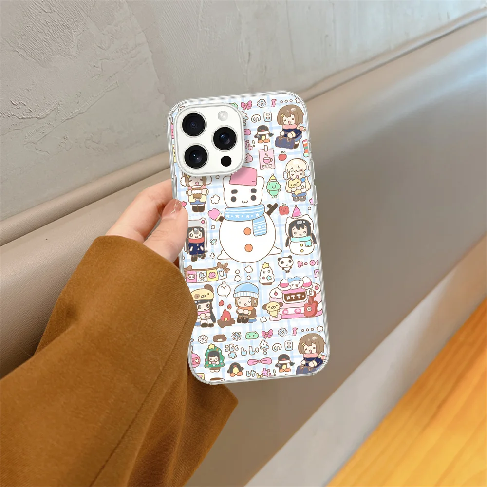 Bilibili Anime K-ON! y2k Style For Samsung Galaxy S24 S23 S22 S21 S20FE Plus Ultra Transparent Shell