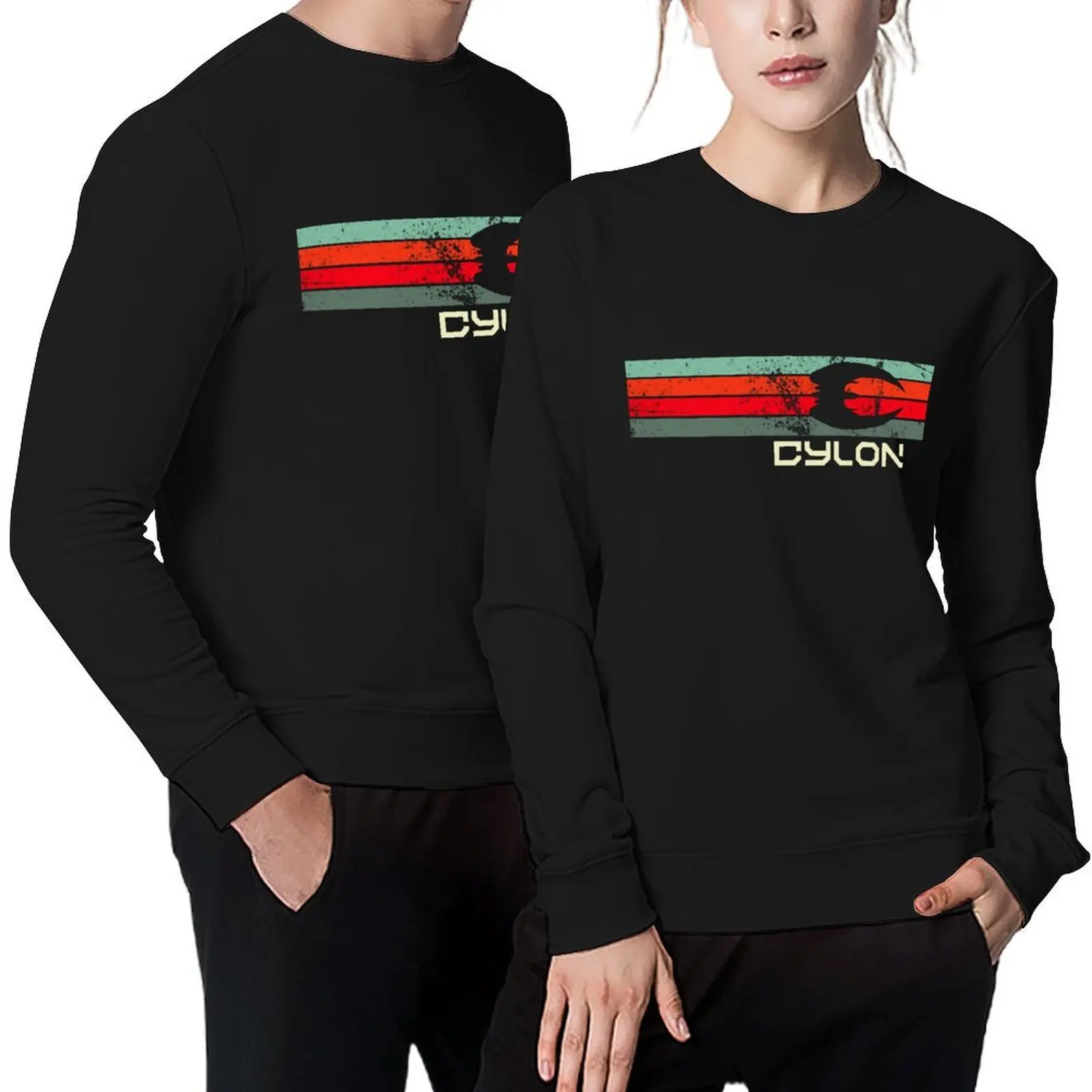 

Retro Cylon Raider - Battlestar Galactica Pullover autumn new products mens clothes fashion men mens clothing hoody