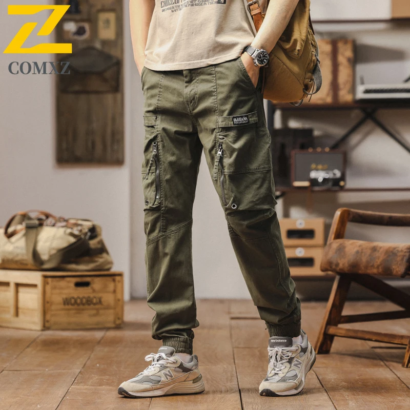 Fashion Cargo Pants 2025 New Men's Autumn Lightweight Loose Fit Casual Trousers Breathable Comfortable Trendy Breathable Pants