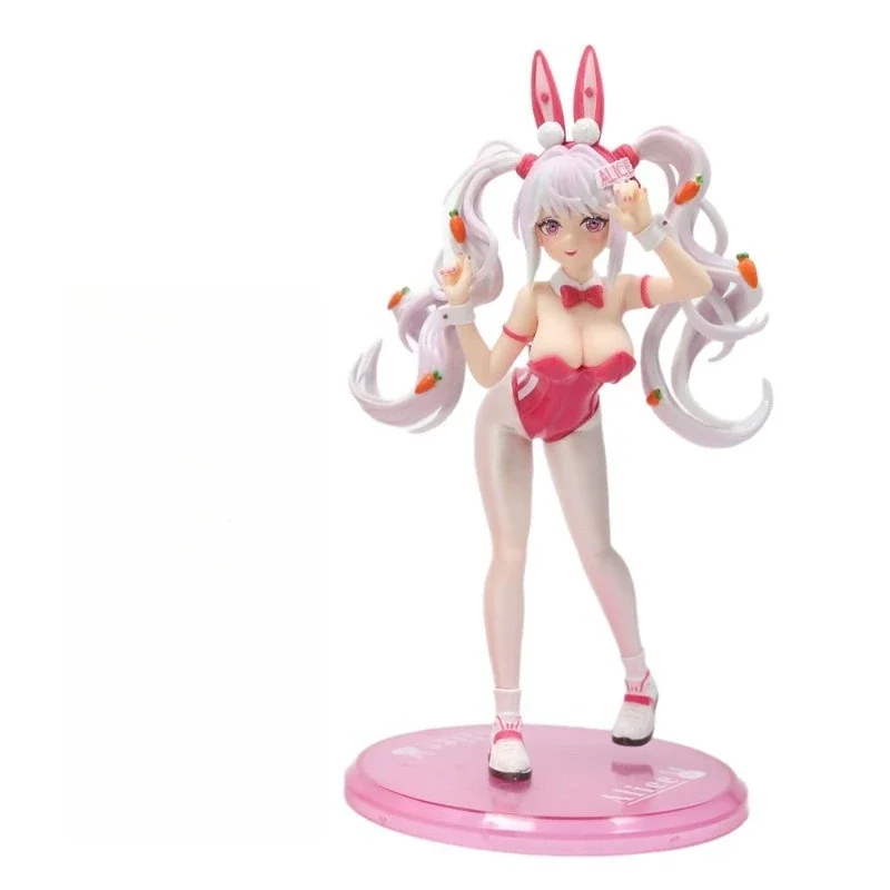 

Bunny Girl Victory Goddess Alice Niki 2D Anime Series Beautiful Girl Figurine Model Gift H Figures 18 Curvaceous Girl Toys