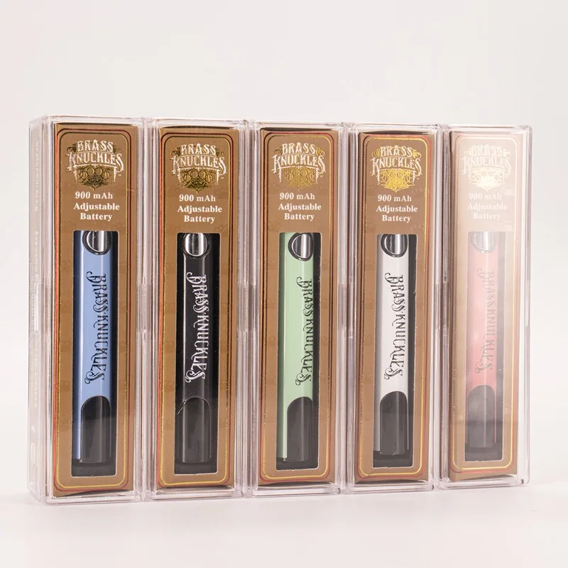 2 قطعة/الوحدة BK 900mah Vape أقلام بطارية قابلة للتعديل مع شاشة USB-C شحن الجهد متغير Ecig لعربات خرطوشة الموضوع 510 #6