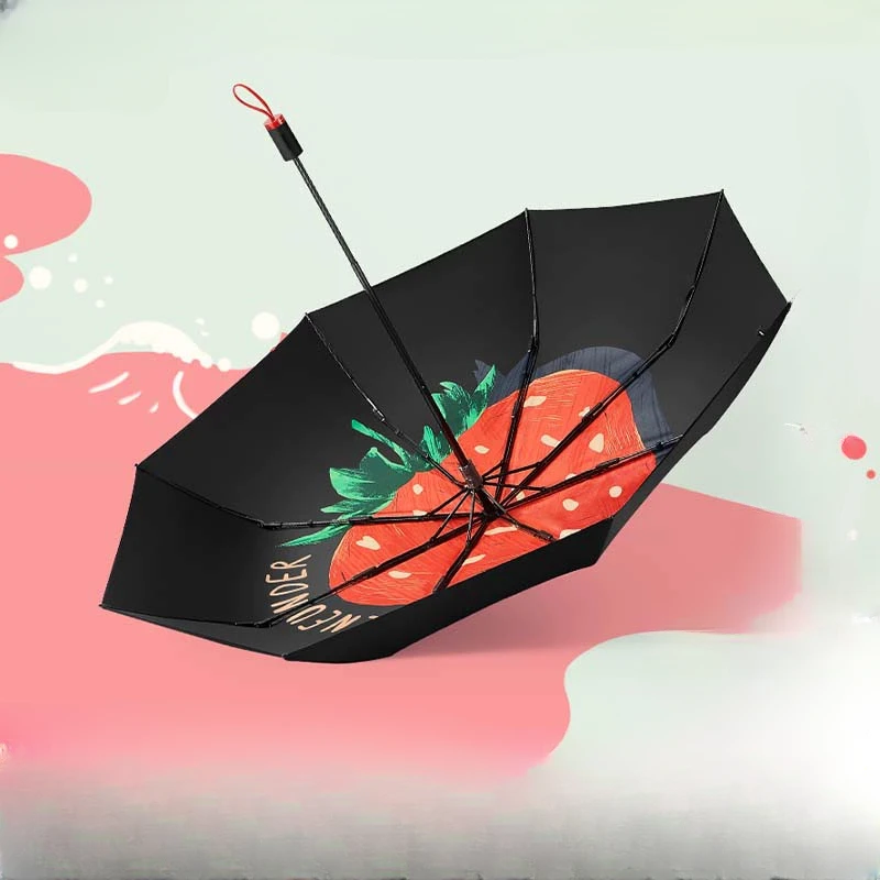 

Black Glue Parasol UV-Proof Sun Umbrella Rain and Rain Dual-Use Double-Layer Umbrella Cloth Umbrella Female Sunshade Umbrella