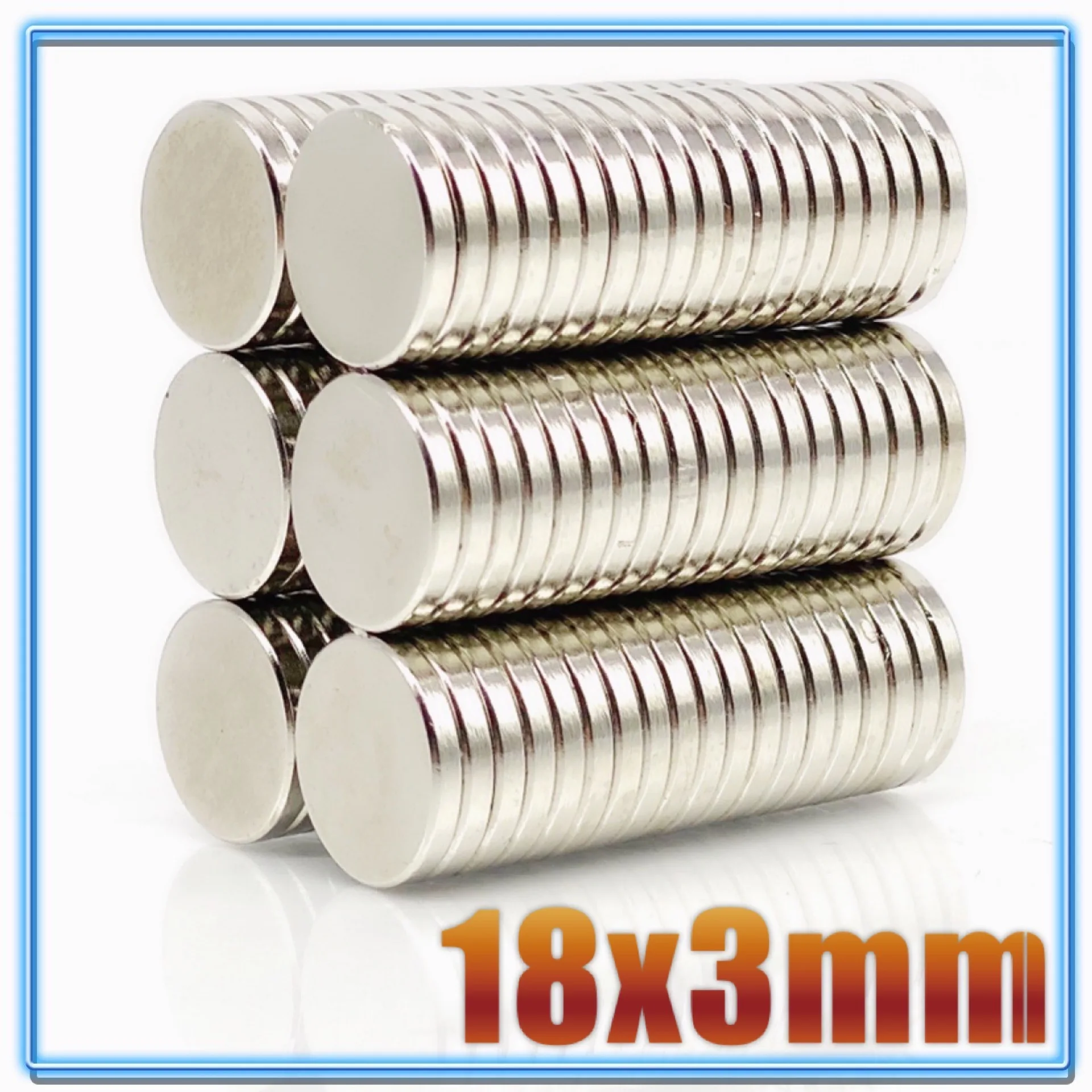 2-200PCS 18x3 mm Strong Round Magnets 18mmx3mm Rare Earth Craft Reborn Fridge 18x3mm Bulk Neodymium Magnets 18*3mm N35