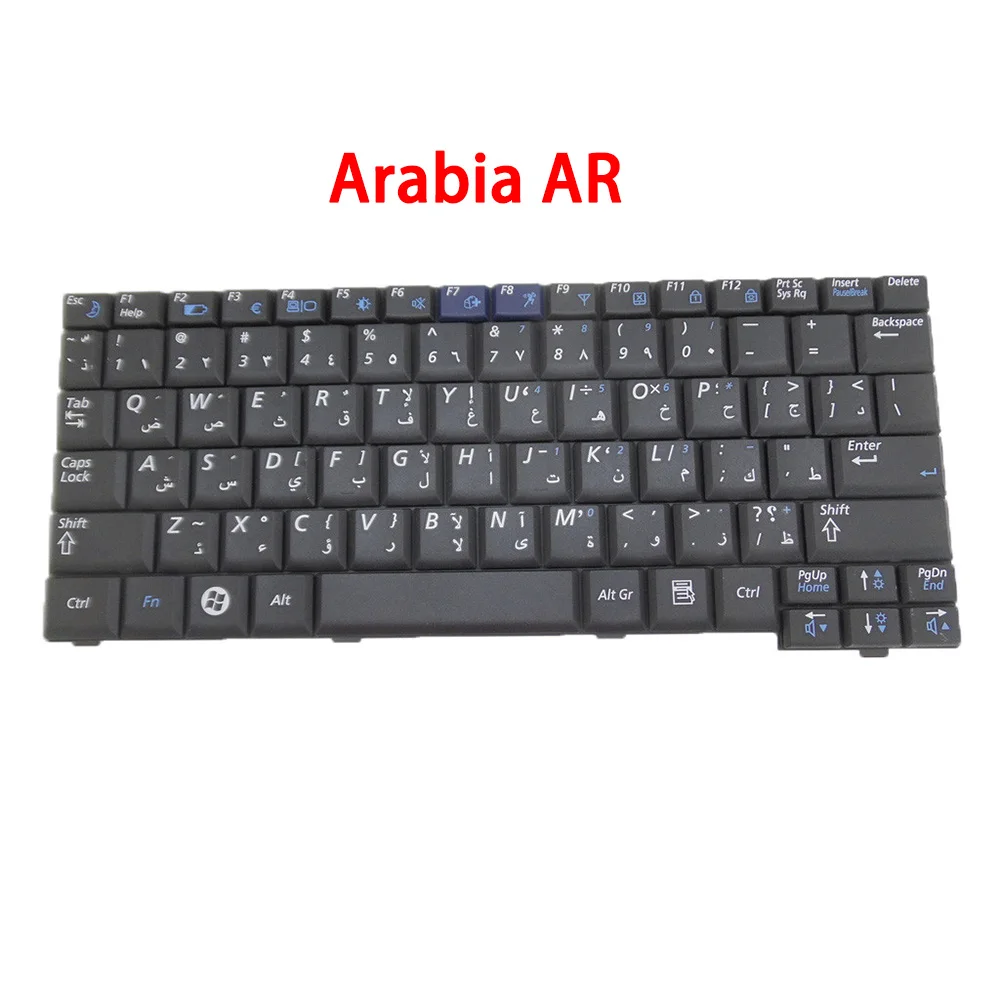 

Laptop Keyboard For Samsung NC10 ND10 N140 N128 N130 N110 N108 N135 Turkey TR Germany GR Russia RU Arabia AR Canada CA New