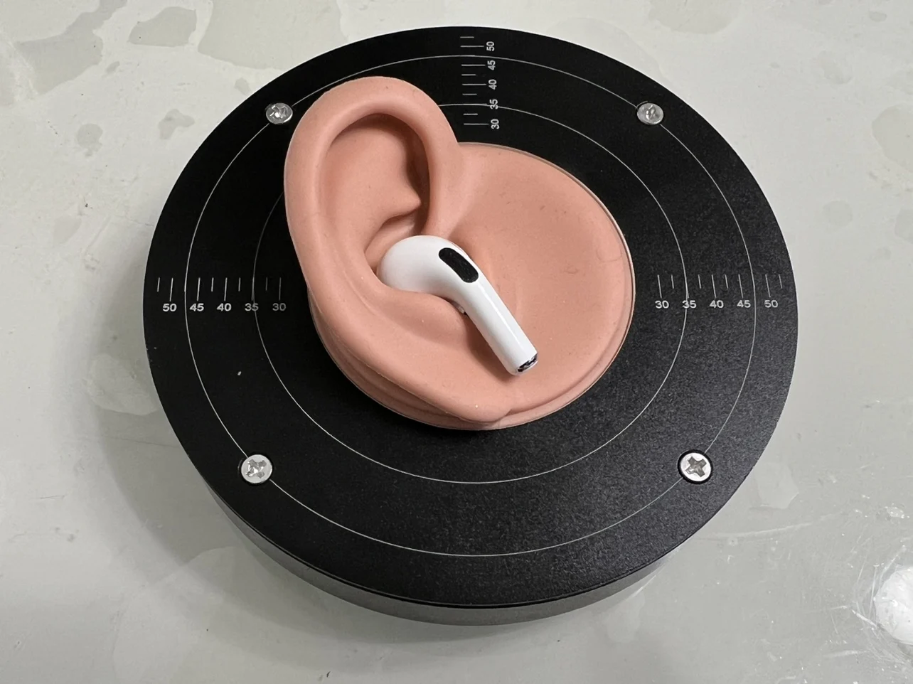 Professional Earphone Test Soft Pinna Suitable for Artificial Ear IEC711 Frequency Response Curve