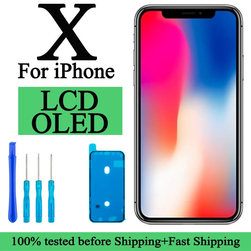 A1865 A1901 A1902 A1903 OLED ЖК-дисплей для iPhone X, новый сенсорный дисплей с 3D-сенсорным экраном, замена заводского дисплея