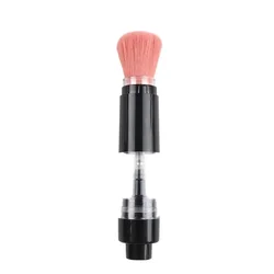 Dense Soft Bristle Makeup Artificial Fiber Cosmetic Powder Brushes Refillable Powder Brush Foundation Blush Tool Large Dispenser